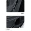 Men's Contrast Color Zipper Cardigan Pocket Long Sleeve Hooded  Jacket Fashionable Casual Top