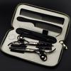 6.0-Inch Cherry Blossom Style Hairdressing Scissors Set - Straight, Bangs, and Serrated Scissors for Barbers