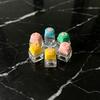 Relief Stress Keyboard Keychain 6 Keys Button Keyboard Clicker Toy Fidget Keychain  For Gifts