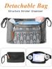 Stroller Diaper Diaper Drink Large Accessory Organizer [Maeau] Bag, Pouch, Bag, Storage, Holder, Pocket, Capacity, Water-Repellent, Multi-Functional