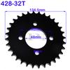 Motorcycle 25T/31T/32T/37T/41T/48T Rear Sprocket 428 Chain Disc 48MM For ATV Go Kart UTV Buggy Golf Cart Quad Bike Accessories