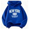 Jungen Mädchen Herbst Winter Freizeit Kapuzenpullover New York Mode Buchstaben Design Kapuzenpullover Kinder Kinder Sweatshirt Kapuzenpullover