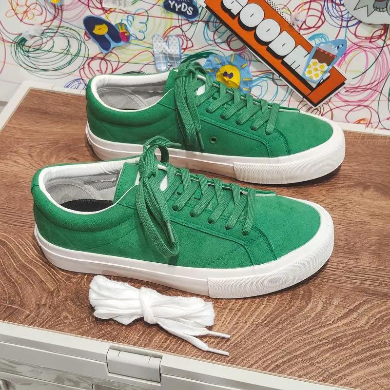 Men Canvas Shoes Fashionable Wear Resistant Vulcanized Comfortable Versatile Basic Lace Up Casual Sneakers for Men
