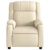 Recliner Chair Cream Colored Fabric