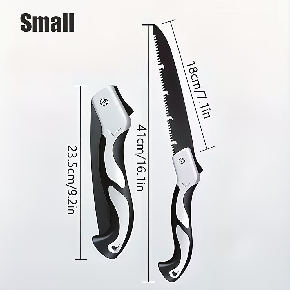 

5-Blade Folding Hand Saw Double-Edged Design Woodworking Tool for Camping Gardening DIY Projects