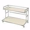 1 Pcs Dressing Table Storage Rack 2 Tier Bathroom Makeup Organizer Counter Storage Rack for Dressing Table Bathroom Kitchen