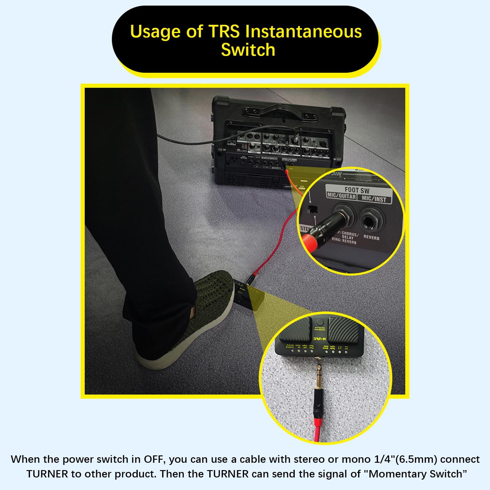 M-VAVE CUBE TURNER PRO Перезаряжаемая беспроводная интеллектуальная педаль — фото 3