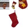 Christmas Stocking Handmade Nonwoven Santa Sock For Party Decor Gift For Friends