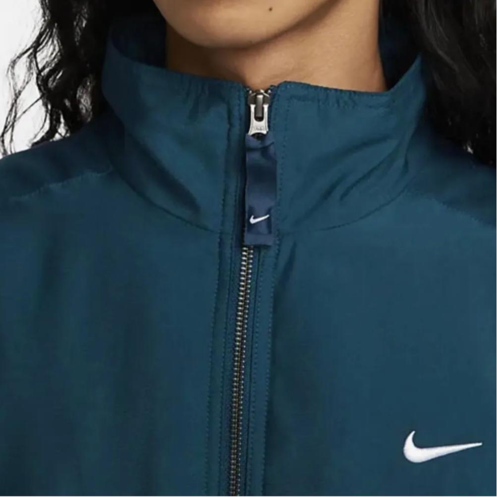 Nike Solo Swoosh Embroidered Logo Stand Collar Jacket Unisex Jackets Blue DN1267-460