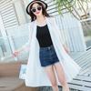 Women's Sun Protection Clothing Summer Medium Long Wild Female Coat Thin Chiffon Ladies Jacket Beach Cardigan Top