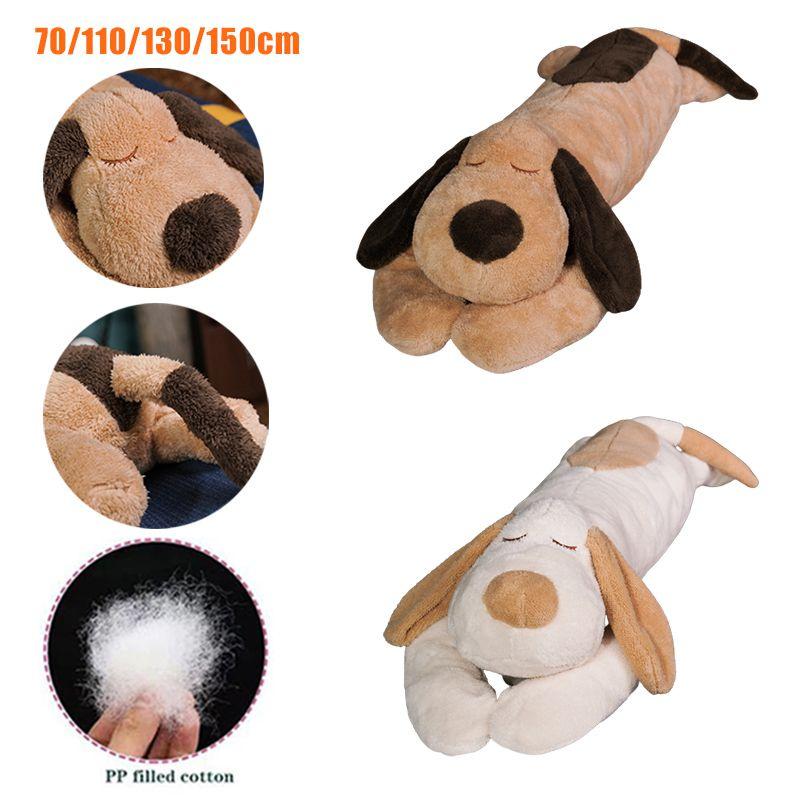 Large Size Dog Plush Throw Pillow Soft Stuffed Doll Cushion Xmas Gift