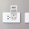 Simple To Use Intelligent Power Socket Featuring Timer Control &Screen For Home Appliance Management Energy Conservation