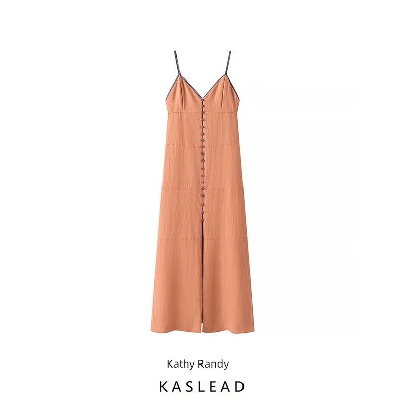 Kaslead New Arrival Women's Clothing Fashion Style Fashion Casual Minimalist Elegant Strappy Cardigan Dress
