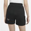 Nike Swoosh Drawstring Breathable Casual Shorts Women Bottoms Black DA3488-010