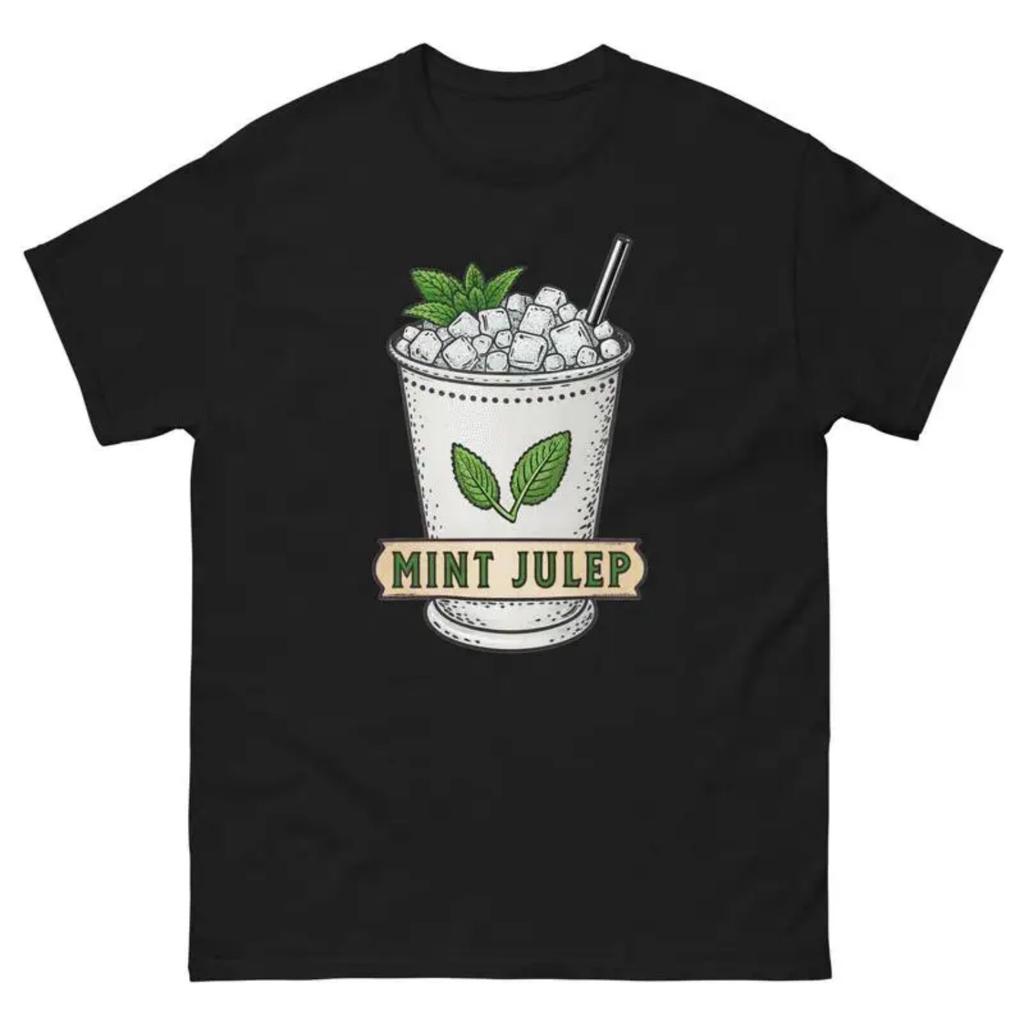 Mint Julep Drink Delicious Popular Beverage T Shirt