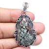 Pendant Eudialyte Jasper Gemstone Gift For Her Silver Jewelry 2"
