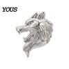 Lapel Badge Brooch Pin, Versatile Animal-Shaped with Electroplated Surface, Lion Metal Design Pin for Business Daily