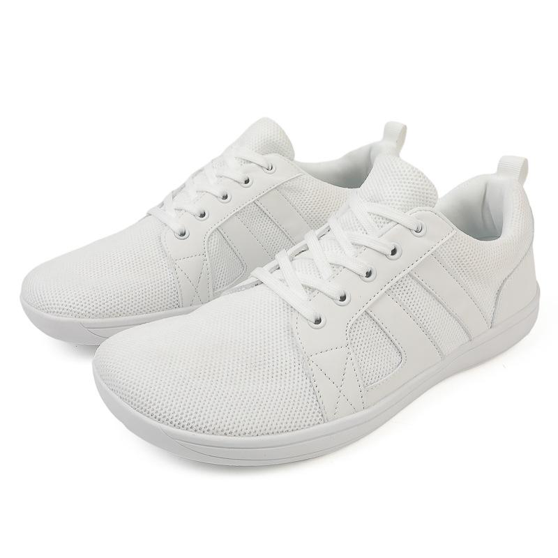 Outdoor Last Wide Toe Barefoot Shoes Flyknit Loose Sneakers Large Size Wide Head Shoes Barefoot Shoes