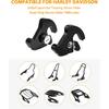 PBYMT Black Detachable Mounting Luggage Rack Clips Sissy Bar Latch Clips Fit For Harley Davidson Softail Sportster Touring Street Glide Road King