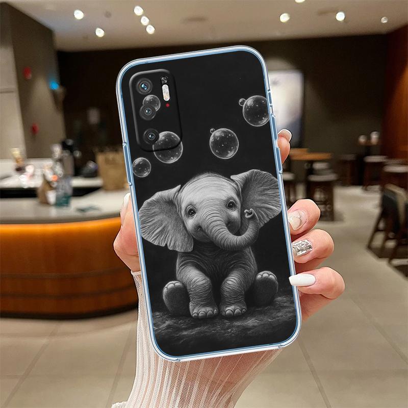 RE5 Animal Elephant Phone Case for Motorola Moto G10 G20 G30 G31 G32 G34 G35 G41 G42 G50 G51 G52 G55 G60 G60S G62 G71 G72 G75