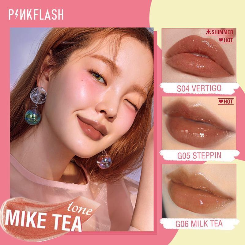 PINKFLASH - Lasting Glossy Lipgloss - 11 Colors