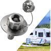 Metal RV City Water Inlet, RV Water Inlet Connection with Check Valve, RV City Water Fill Inlet Replacement Flange Fresh Water Inlet for Motorhome
