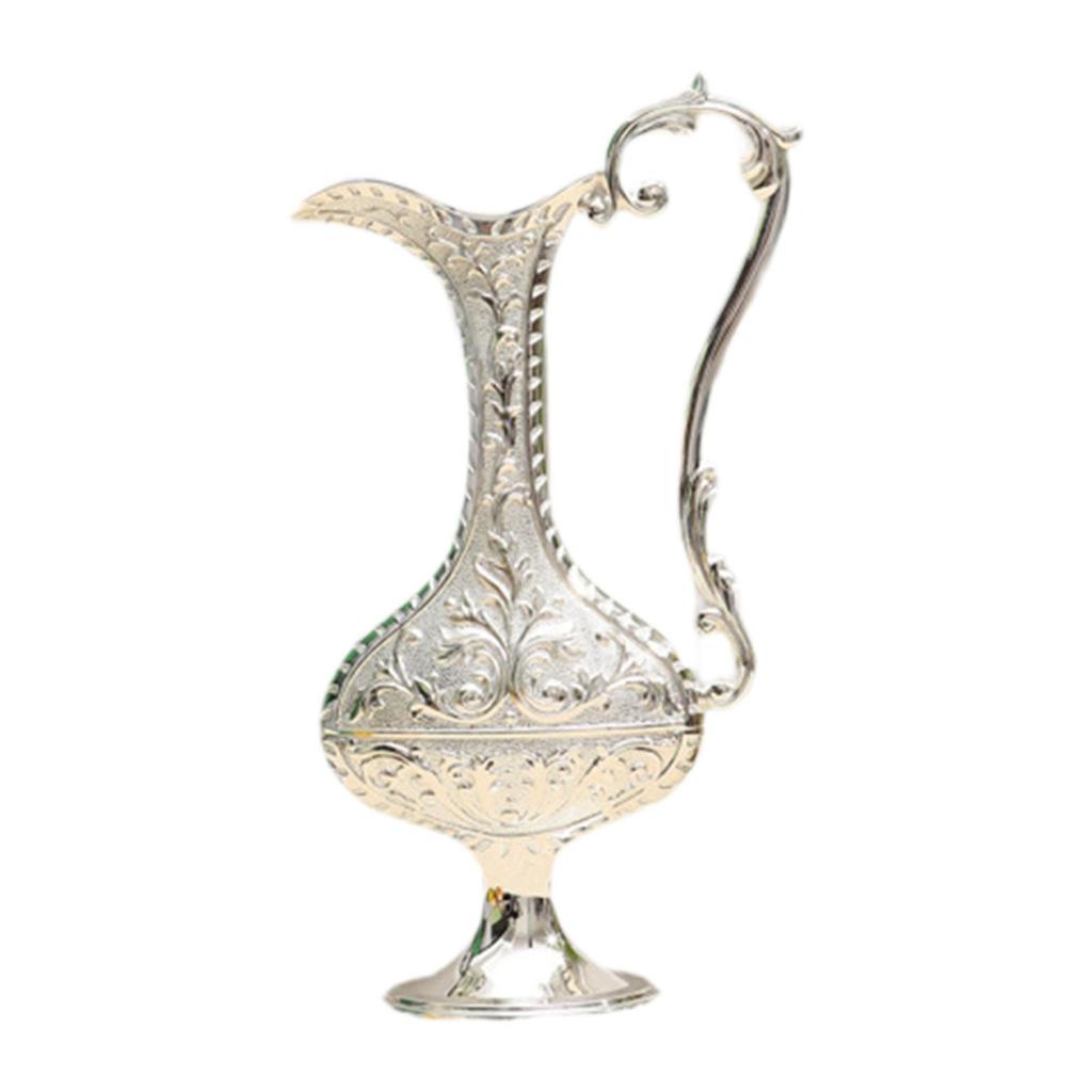 Flower Vase Handle Vase Flower Pot Gift Art Centerpiece Center Vase Desktop Vase for Interior Living Room Housewarming Garden