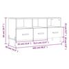 VidaXL TV Cabinet Sonoma Oak 102x36x50 Cm Engineered Wood 829047