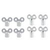 Noise Reduction Radiator Bleeder Key Wrench for Easy Use and Broad Model Compatibility, Improved Heating Efficiency 4pcs