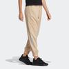 Adidas Essential 3-Stripes Logo Print Cuffed Track Pants Women Bottoms Khaki HM7087