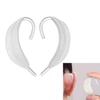 Fashion Style Ear Cuff Clear Not Piercing Earrings Acrylic Ear Clip Flexible Earwear Suitable for Fashion Lovers Present