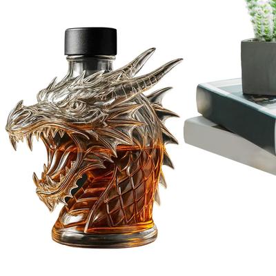 Bottiglia di Whiskey Decanter Cane Vetro Divertente da Collezione Novità per Uomini Degustazione in Casa Birra Evento Addio al Celibato Matrimonio Collezionista