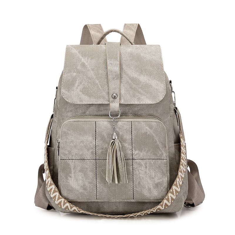 Large Capacity Backpack Women's Lightweight Multi-Function Shoulder Bag