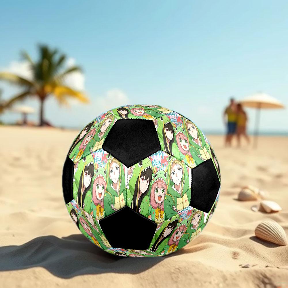 1pc SPY FAMILY Soccer Ball Size 5 Indoor Soccer Ball Fashion Colorful Backyard Game - Great For Sports Fans Gift HE38