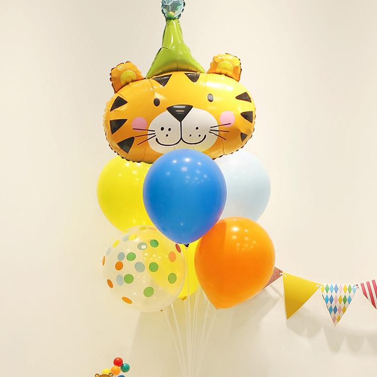 Balloon Animal Theme Birthday Decoration Set for Kids' Party