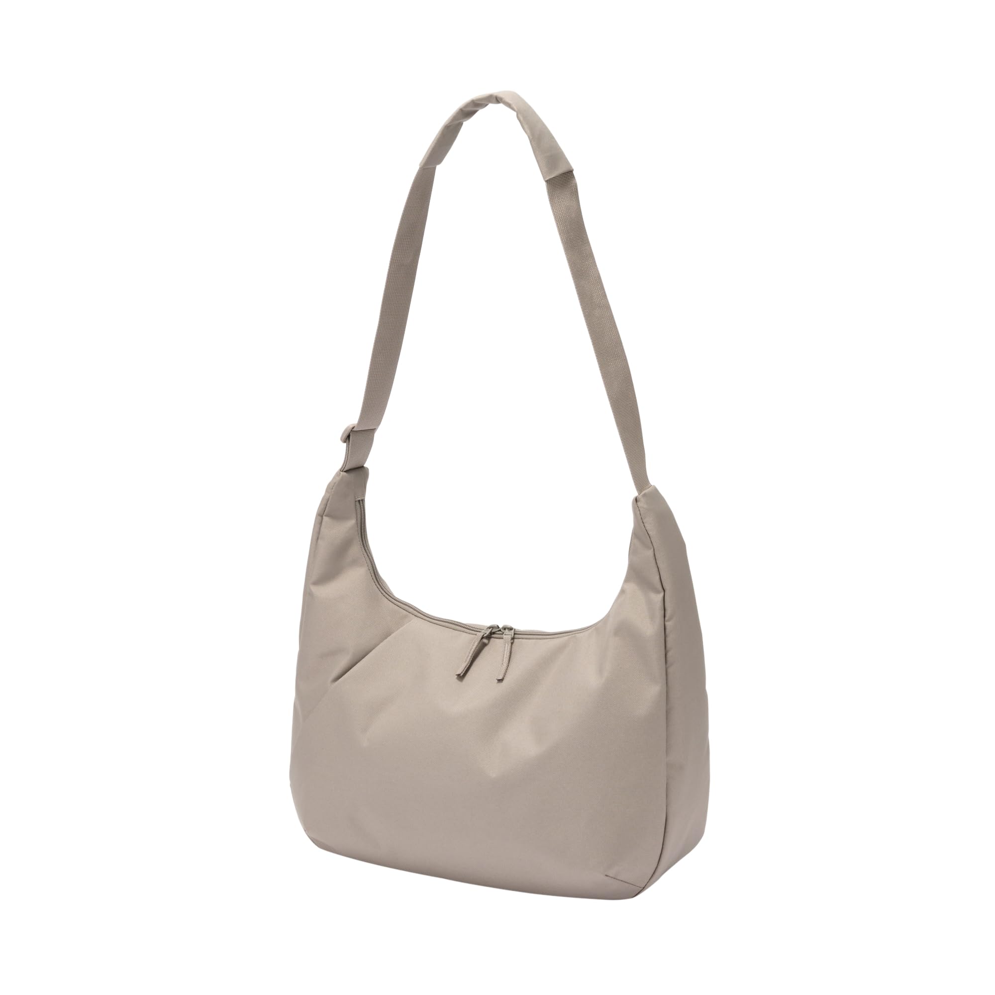 MUJI Dark EFD40A6S Water-Repellent 2-Way One-Shoulder Bag, Unisex, Beige,