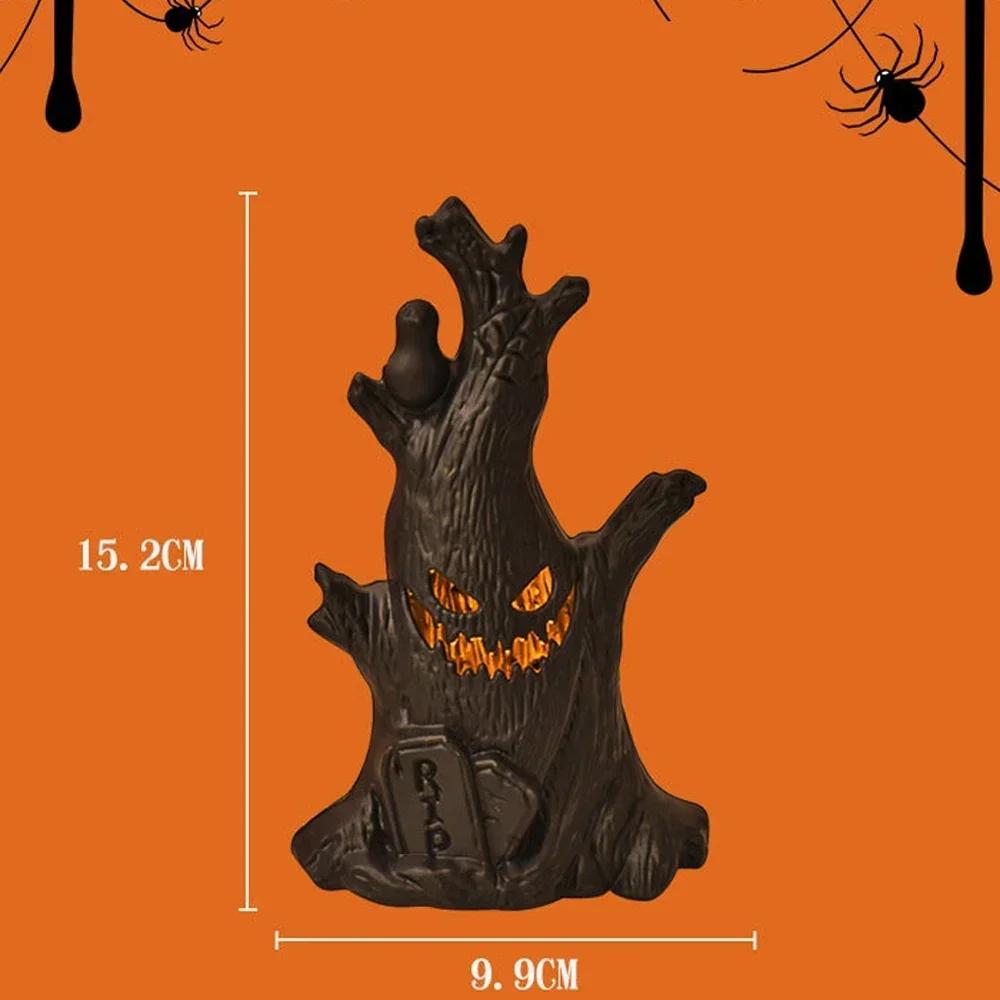 Halloween Ghost Tree Led Glow Ghost Lights, Horrific Atmosphere Home Decoration Party Supplies for Halloween Decor Haunted House