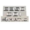 3D ABS Chrome Logo E350 Emblem 4matic Letters CDI Sticker Car Trunk Badge For Mercedes Benz E350 W213 W212 Accessories AU1