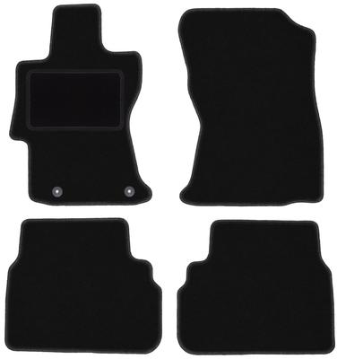Tappetini in velluto nero per: Subaru XV II SUV (2019-)