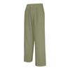 Pantaloni da uomo alla moda in lino traspiranti a gamba dritta - Pantaloni larghi casual da esterno