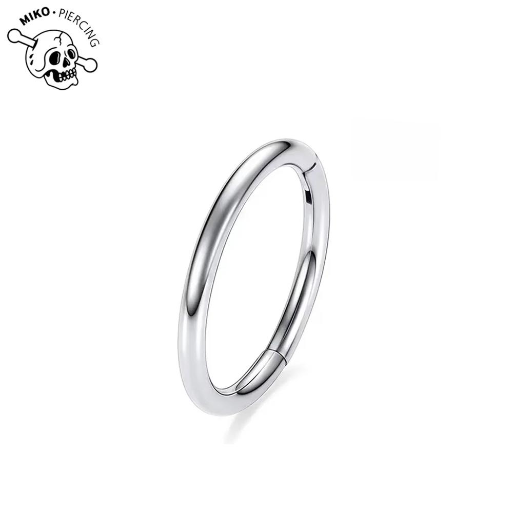 

Титановые кольца для носа ASTM F136 16G/18G/20G Пирсинг козелка септума хряща Украшения Женские Красивый гвоздик Гипоаллергенное ухо 16G 1.2x6mm&Hoop&Body