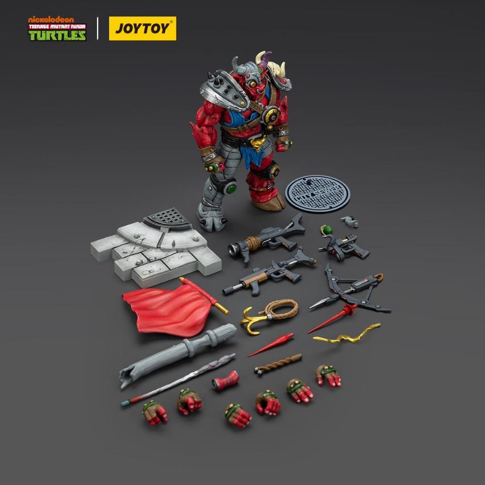 JOYTOY Original TMNT Teenage Mutant Ninja Turtles 1/18 Groundchuck Dirtbag Rahzar Full Series Action Figures Toy Model Doll Gift