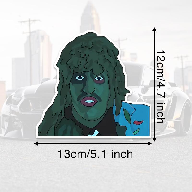 

DS79#12X13см Мультфильм «Ты меня любишь» 5 Наклейка на бампер Прочный глянцевый винил Легко наклеивается 12X13cm