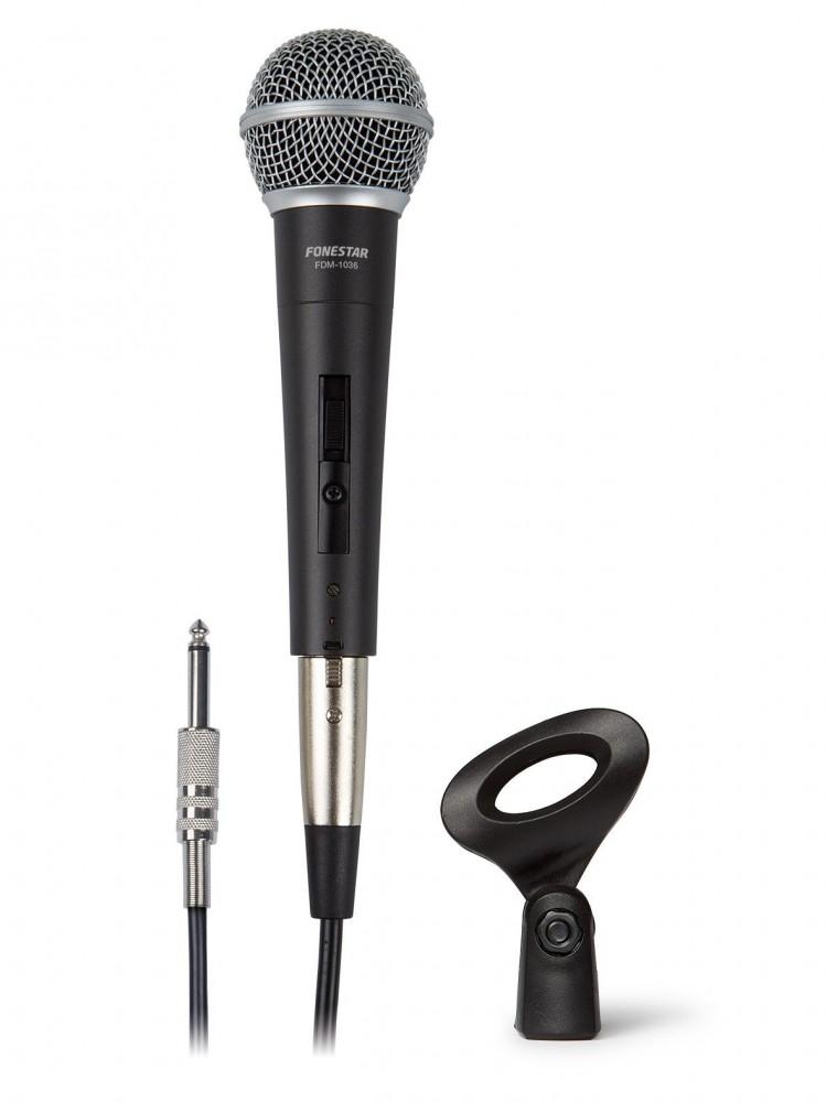 Fonestar FDM-1036 - Unidirectional Dynamic Microphone, Fonestar