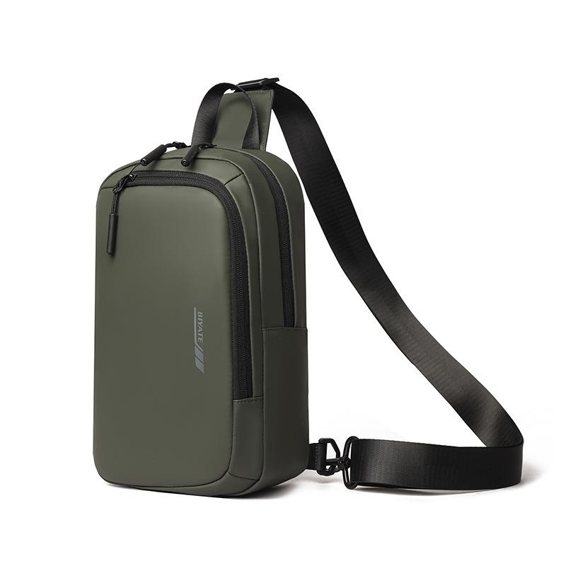 

Мужская нагрудная сумка водоотталкивающая спортивная сумка кроссбоди зелёный