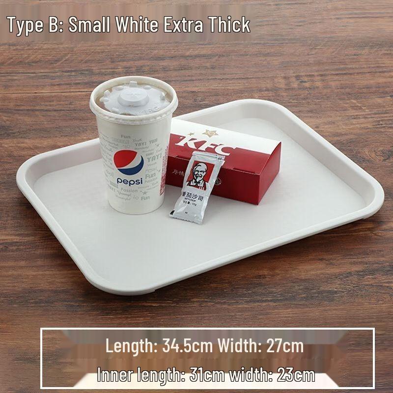 Jijun Melamine Rectangular Fast Food Serving Tray