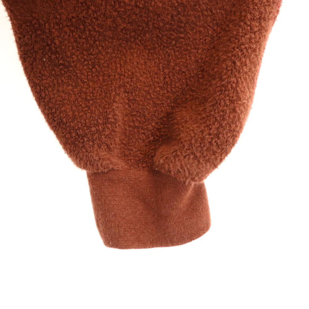 Kenzo 90s Old All-over Pattern Switching Long Sleeve Sweat 150 Orange Kid's Used