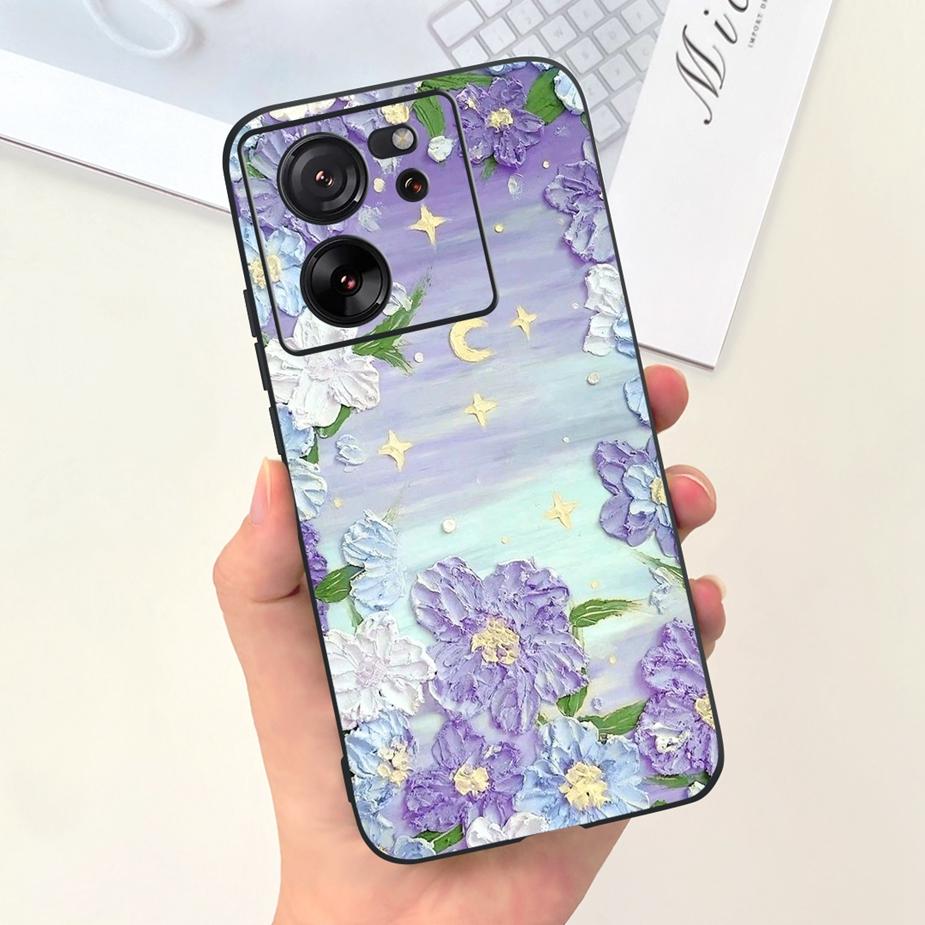 For Xiaomi 13T Pro Case Lovely Candy Painted Back Cover 6.67'' Soft Silicone Phone Case For Xiaomi Mi 13T Pro 13TPro Fundas Capa
