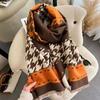 180*65 Thick Warm Winter Scarf Design Print Women Cashmere Pashmina Shawl Lady Wrap Scarves Knitted Men Foulard Blanket