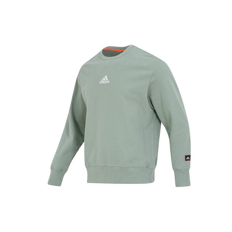 adidas Unisex Elev Crew Loose Sweatshirt Silver Green IK7686 XL